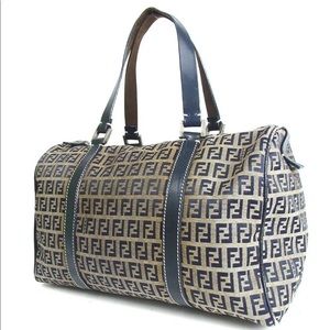 Fendi Blue monogram tote